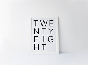 MINIMALIST LETTERS